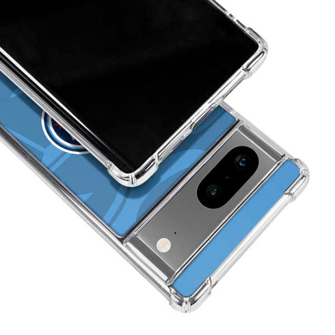 NFL Tennessee Titans Double Vision Google Pixel 7a Clear Case